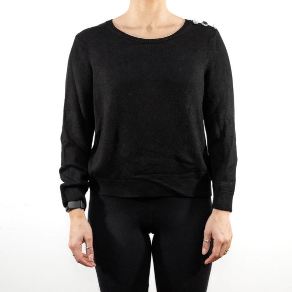 WHBM | Black Blingy Sweater - Picture 2 of 5